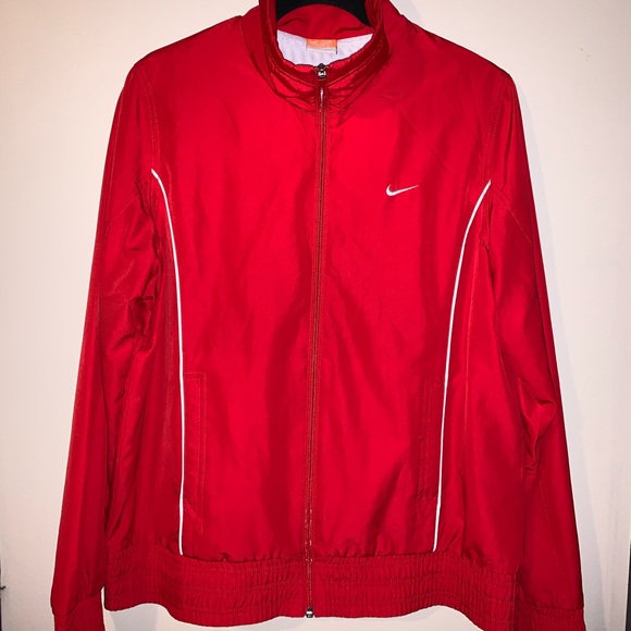 Nike Red Windbreaker - Picture 1 of 6